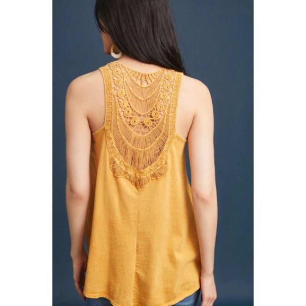 2 for $15! Anthropologie Crochet Back Tank Top